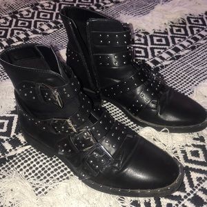 Studded Ankle Booties